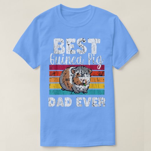 Best Guinea Pig Dad Ever30 T-shirt (Design voorkant)