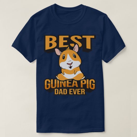 Best Guinea Pig Dad Premium  T-shirt (Design voorkant)