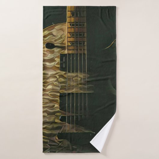Best guitarist ever bad handdoek (Badhanddoek)