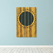 Best guitarist ever canvas afdruk (Insitu (Houten vloer))