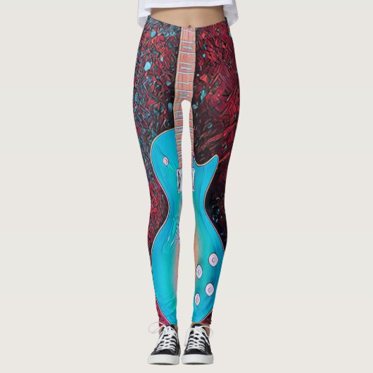 Best guitarist ever leggings (Voorkant)