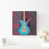 Best guitarist ever vierkante klok (Huis)