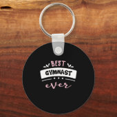 Best Gymnast Ever Gift Idee Sleutelhanger (Voorkant)