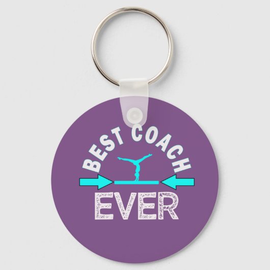 Best Gymnastics Coach Ever Gymnast Gift Sleutelhanger (Voorkant)