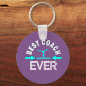 Best Gymnastics Coach Ever Gymnast Gift Sleutelhanger (Voorkant)
