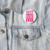 Best Gymnastics Coach Ever Ronde Button 5,7 Cm (In situ)