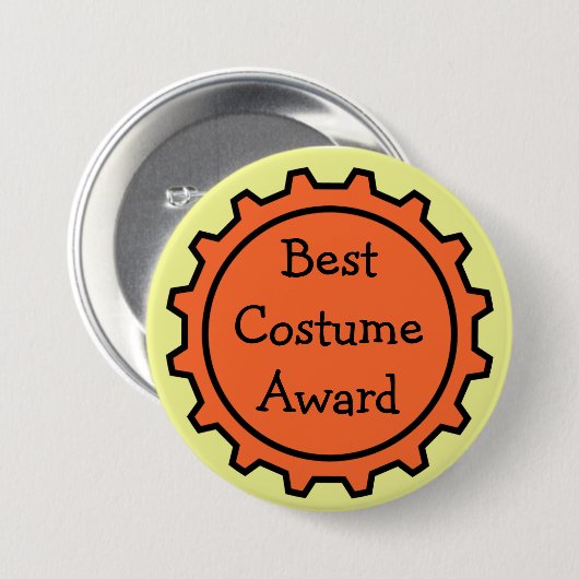 Best Halloween Costume Award Button (Voorkant /achterkant)