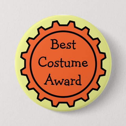 Best Halloween Costume Award Button (Voorkant)