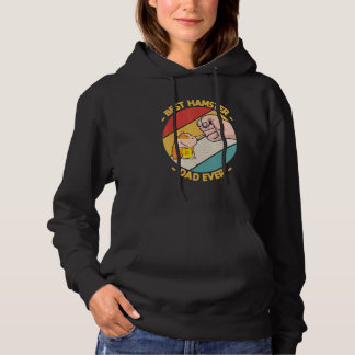 Best Hamster Dad Ever  Father Animal Station Pocke Hoodie