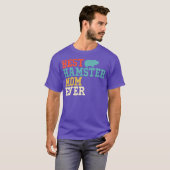 Best HAMSTER Mam Ever Funny Retro Gift T-shirt (Voorkant volledig)