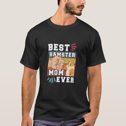 Best Hamster Mam T-shirt (Voorkant)