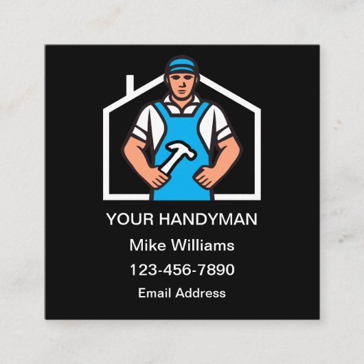 Best Handyman Visitekaartjes bijgewerkt (Voorkant)