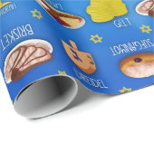 Best Hanukkah Wrapping Paper ooit! Cadeaupapier (Rol Hoek)