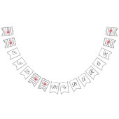 best happy eid mubark chic floral black en white vlaggetjes (Alle)