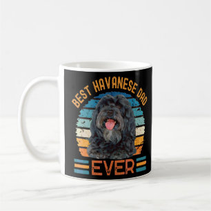 Best Havanese Dad Ever Dog Father's Day Tee Koffiemok