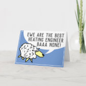 Best Heving Engineer Bar Geen - Sheep Pun Kaart (Voorkant)