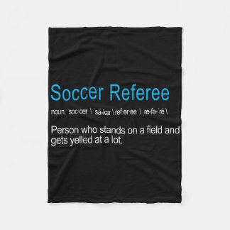 Best Hilarious Soccer Referee Definition Funny Gif Fleece Deken