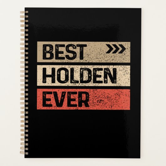 Best Holden Ever Funny Name Holden Planner (Voorkant)