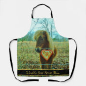 Best Horse Mam Pet Foto Schort (Voorkant)