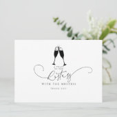 Best Hostess Mostess Cute Minimalist Hartelijk dan (Staand voorkant)