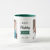 Best Hubby Ever Husband Jubileum Birthday Foto Mok (Midden)