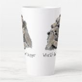 Best Hugger Fun Beer Hug Quote ter wereld Latte Mok (Voorkant)