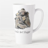 Best Hugger Fun Beer Hug Quote ter wereld Latte Mok (Rechts)