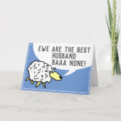 Best Husband Bar niets - Sheep Pun Kaart (Voorkant)