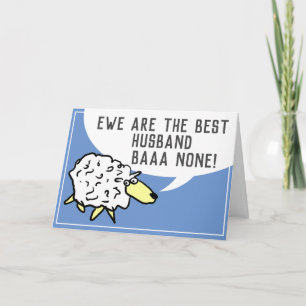 Best Husband Bar niets - Sheep Pun Kaart