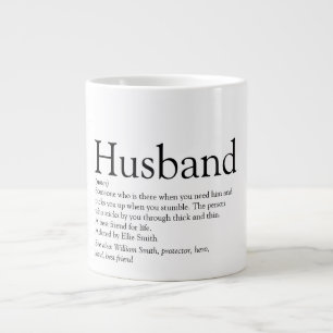 Best Husband Black and White Fun Quote ter wereld Grote Koffiekop
