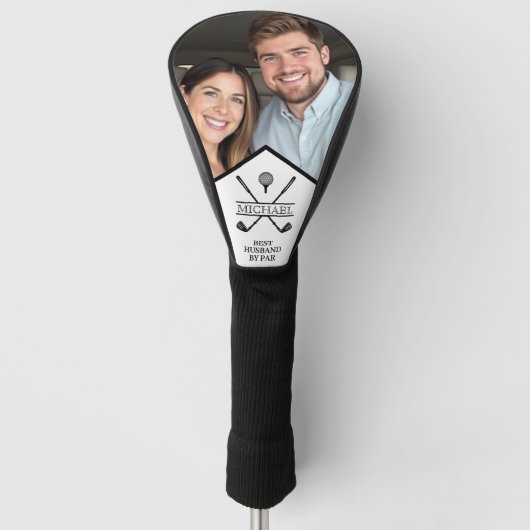 Best Husband By Par Photo Golfheadcover (Voorkant)