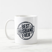 Best Husband Ever Badge Design Koffiemok (Links)