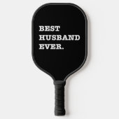 Best Husband Ever Cadeaus voor Jubileum Valentijns Pickleball Paddle (Voorkant)