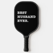 Best Husband Ever Cadeaus voor Jubileum Valentijns Pickleball Paddle (Achterkant)