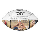 Best Husband Ever Foto gepersonaliseerd American Football (Voorkant)
