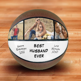 Best Husband Ever Foto gepersonaliseerd Basketbal