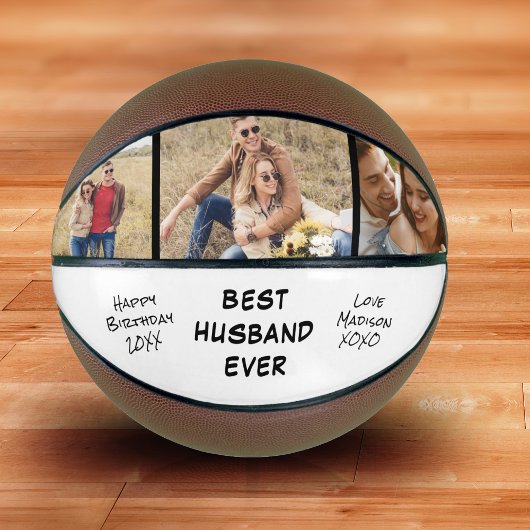 Best Husband Ever Foto gepersonaliseerd Basketbal