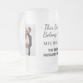 Best Husband Ever Foto Matglas Bierpul (Voorkant links)