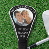 Best Husband Ever Photo Black Golfheadcover