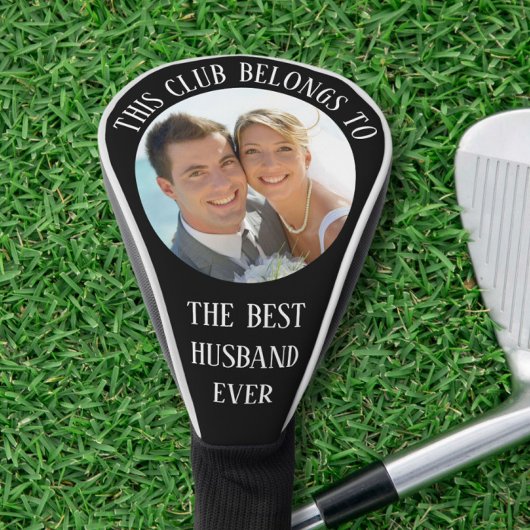 Best Husband Ever Photo Black Golfheadcover