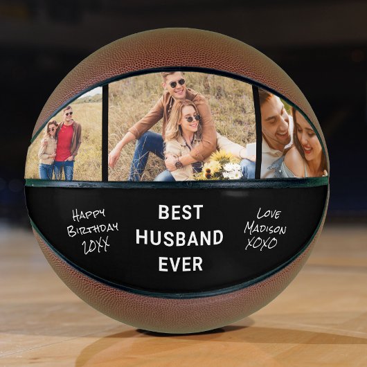 Best Husband Ever Photo Custom Basketbal