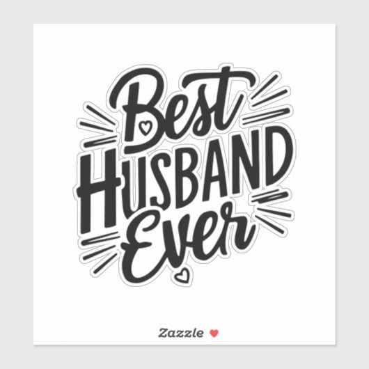 Best husband ever  sticker (Vel)