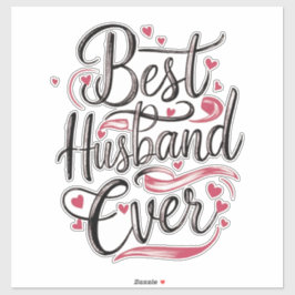 Best Husband Ever Sticker
