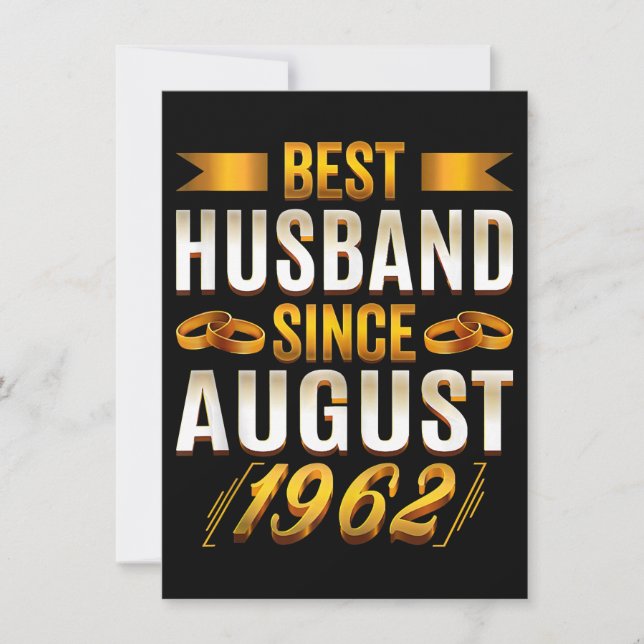 Best Husband Funny 58th Jubileum (Voorkant)