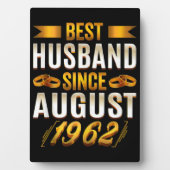 Best Husband Funny 58th Jubileum Fotoplaat (voorkant)