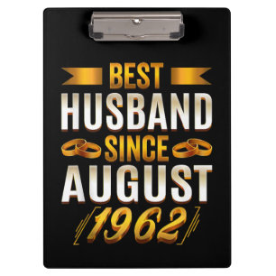 Best Husband Funny 58th Jubileum Klembord