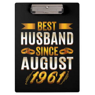 Best Husband Funny 59th Jubileum Parents Klembord