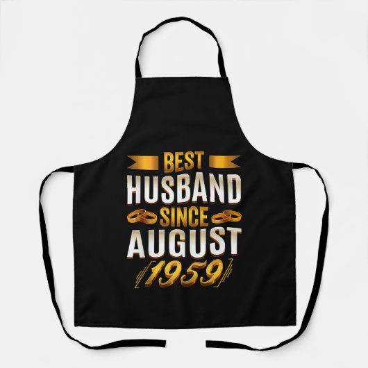 Best Husband Funny Jubileum Parents Schort (Voorkant)