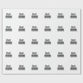 BEST HUSBAND in an Unsupporting Role- Cadeaupapier (Vlak)