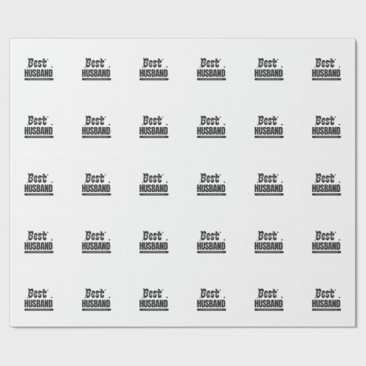 BEST HUSBAND in an Unsupporting Role- Cadeaupapier (Vlak)